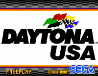 Screenshot of Daytona USA for the SEGA Model 2 Arcade system